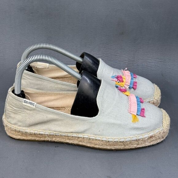 Soludos Espadrilles Fringe Viva PINATA Womens Slip On Shoes size 7 - Picture 1 of 8